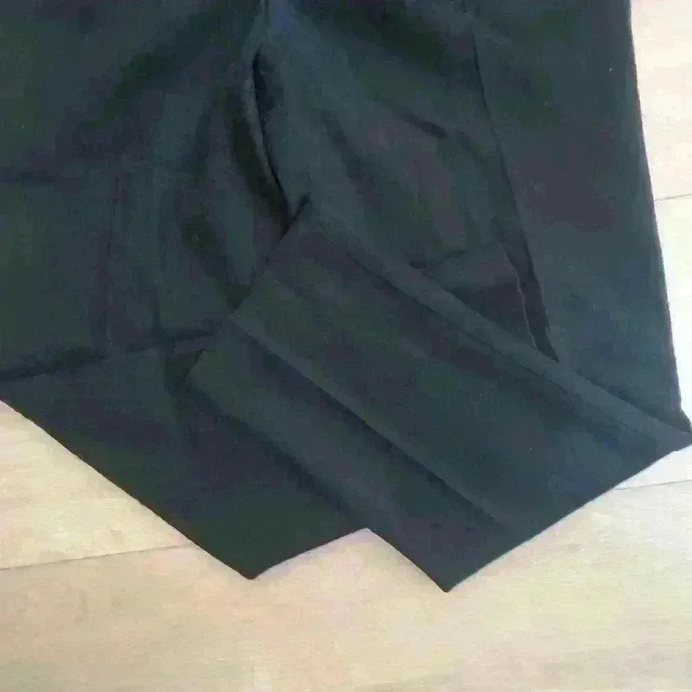 Koret vintage pants 8 NWT‎ 100% merino wool black tapered elastic waist lined - Picture 3 of 7
